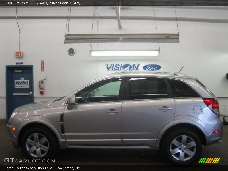 Silver Pearl / Gray 2008 Saturn VUE XR AWD