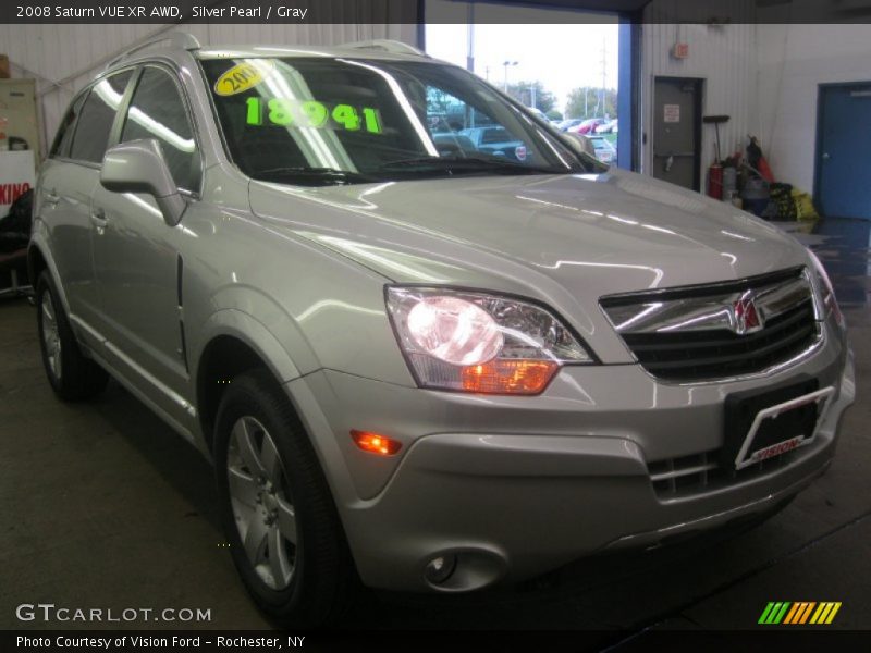 Silver Pearl / Gray 2008 Saturn VUE XR AWD