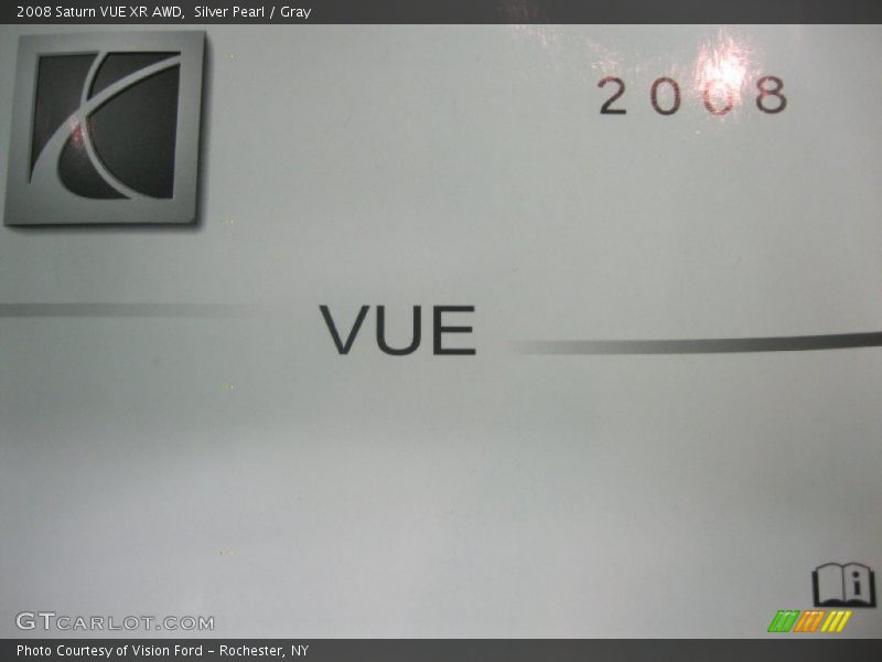 Silver Pearl / Gray 2008 Saturn VUE XR AWD
