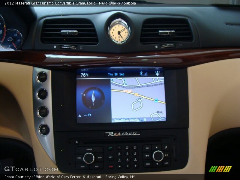 Navigation of 2012 GranTurismo Convertible GranCabrio