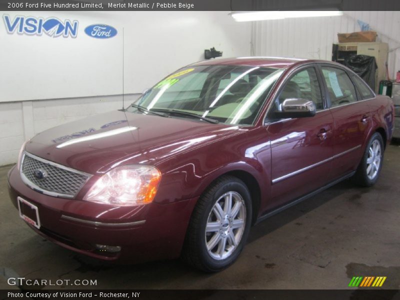 Merlot Metallic / Pebble Beige 2006 Ford Five Hundred Limited
