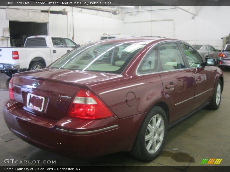 Merlot Metallic / Pebble Beige 2006 Ford Five Hundred Limited