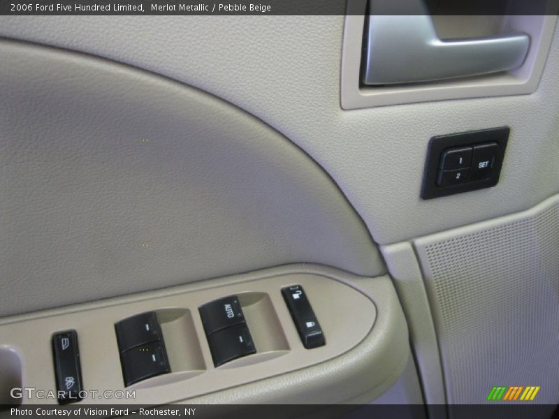 Merlot Metallic / Pebble Beige 2006 Ford Five Hundred Limited