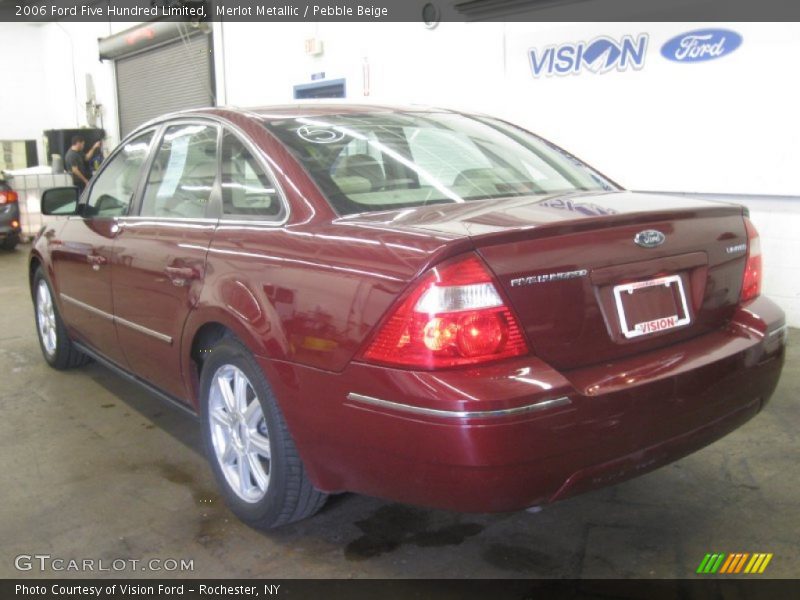 Merlot Metallic / Pebble Beige 2006 Ford Five Hundred Limited