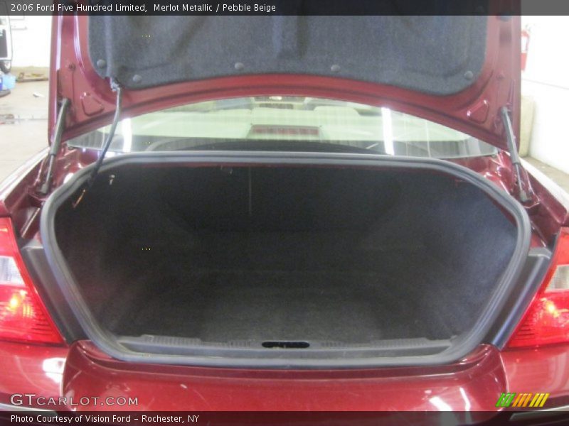 Merlot Metallic / Pebble Beige 2006 Ford Five Hundred Limited
