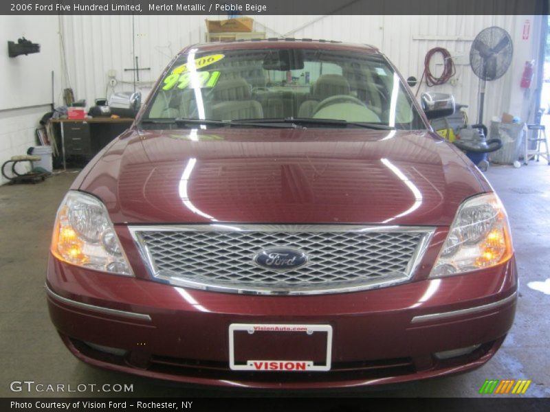 Merlot Metallic / Pebble Beige 2006 Ford Five Hundred Limited