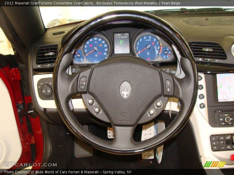  2012 GranTurismo Convertible GranCabrio Steering Wheel