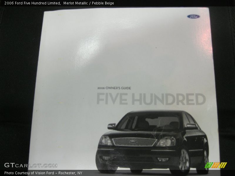 Merlot Metallic / Pebble Beige 2006 Ford Five Hundred Limited