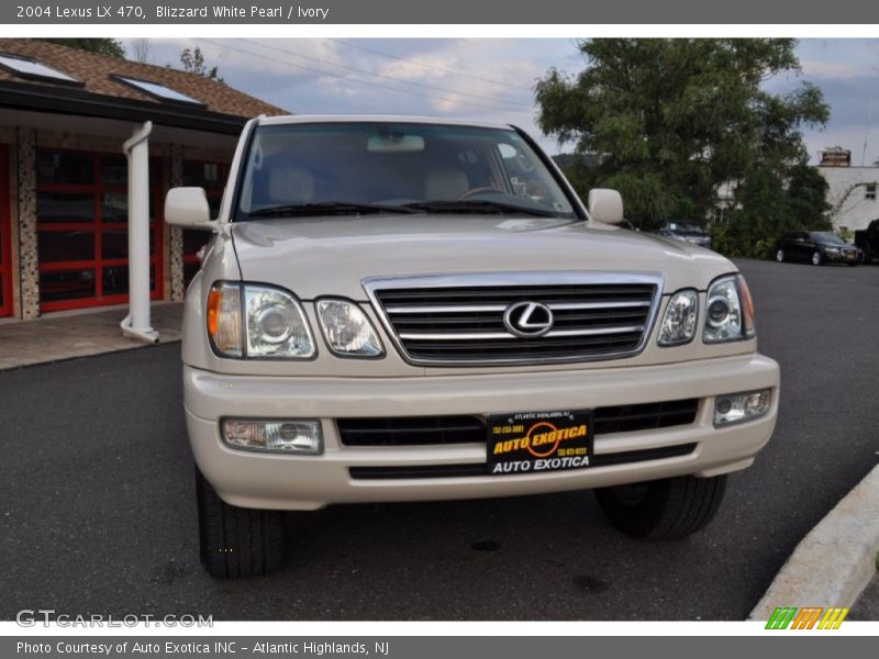 Blizzard White Pearl / Ivory 2004 Lexus LX 470