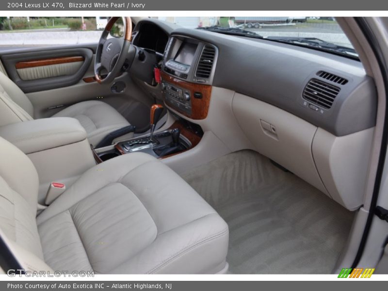 Blizzard White Pearl / Ivory 2004 Lexus LX 470