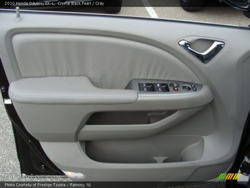 Crystal Black Pearl / Gray 2010 Honda Odyssey EX-L