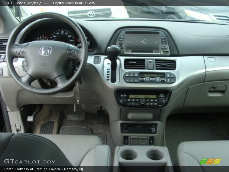 Crystal Black Pearl / Gray 2010 Honda Odyssey EX-L