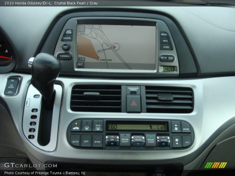 Crystal Black Pearl / Gray 2010 Honda Odyssey EX-L