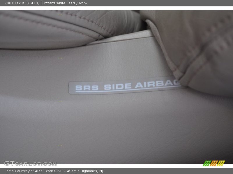 Blizzard White Pearl / Ivory 2004 Lexus LX 470