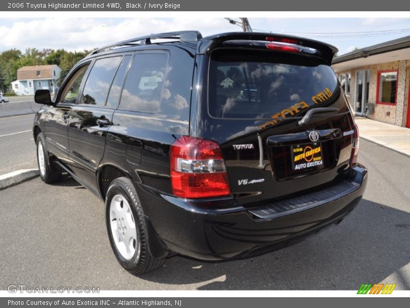 Black / Ivory Beige 2006 Toyota Highlander Limited 4WD