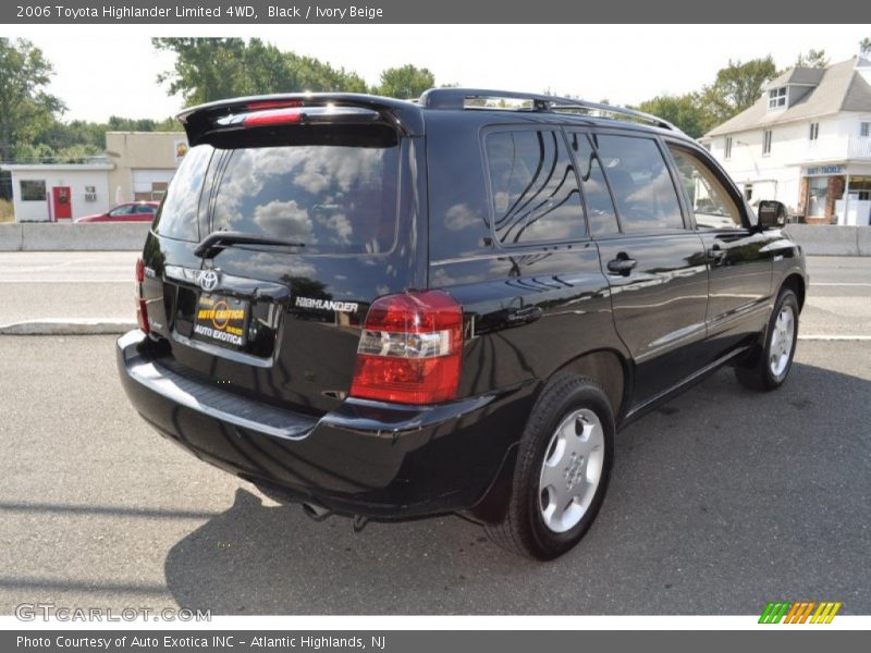Black / Ivory Beige 2006 Toyota Highlander Limited 4WD