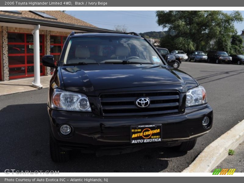 Black / Ivory Beige 2006 Toyota Highlander Limited 4WD