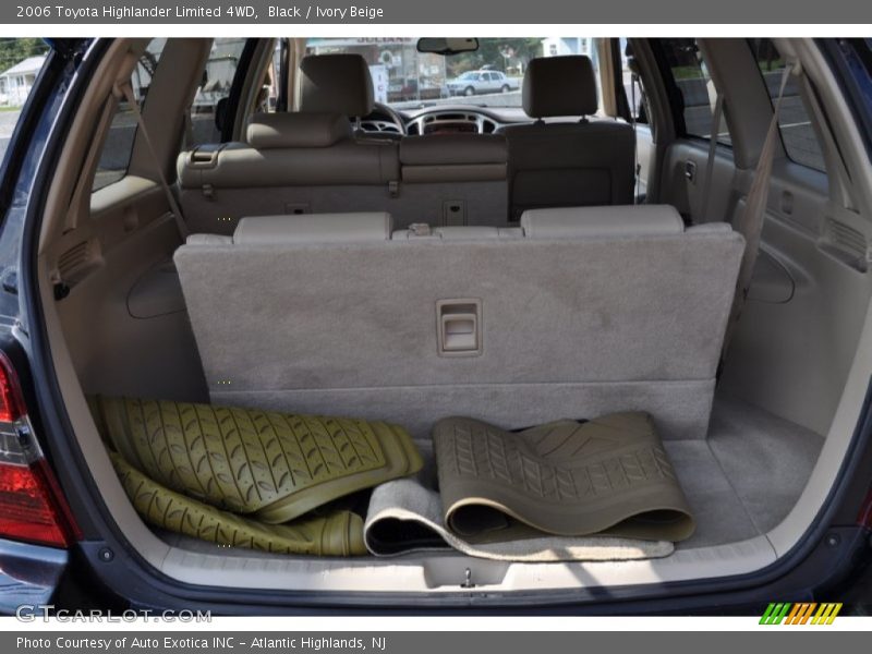 Black / Ivory Beige 2006 Toyota Highlander Limited 4WD