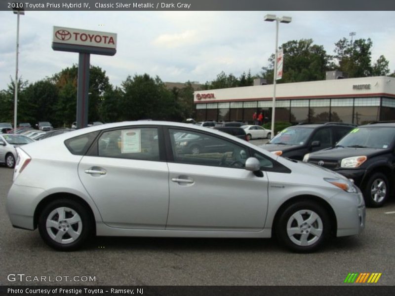 Classic Silver Metallic / Dark Gray 2010 Toyota Prius Hybrid IV