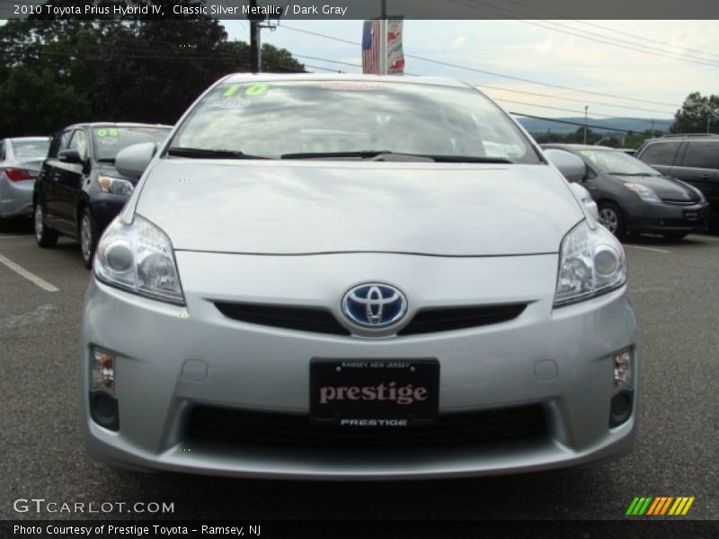 Classic Silver Metallic / Dark Gray 2010 Toyota Prius Hybrid IV