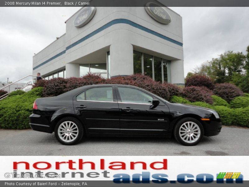 Black / Camel 2008 Mercury Milan I4 Premier