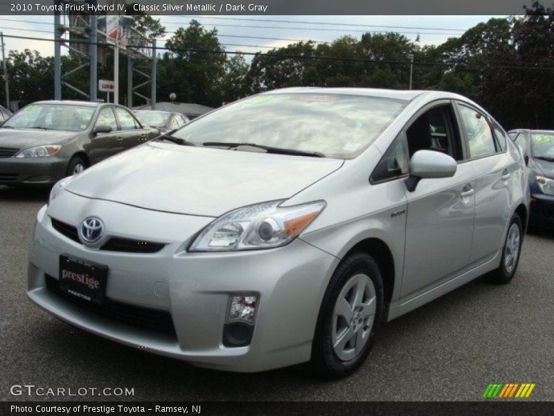 Classic Silver Metallic / Dark Gray 2010 Toyota Prius Hybrid IV