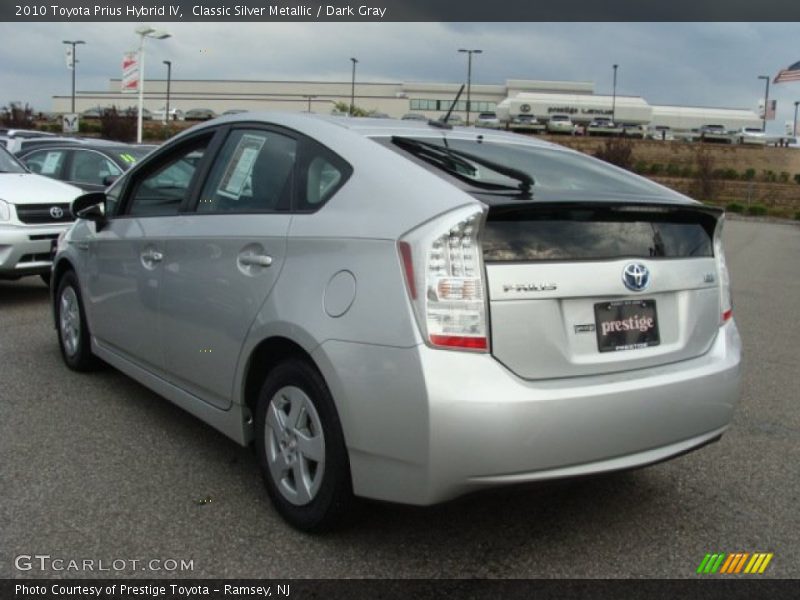 Classic Silver Metallic / Dark Gray 2010 Toyota Prius Hybrid IV