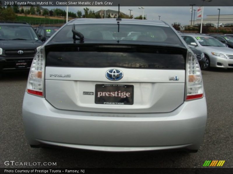 Classic Silver Metallic / Dark Gray 2010 Toyota Prius Hybrid IV