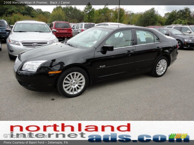 Black / Camel 2008 Mercury Milan I4 Premier