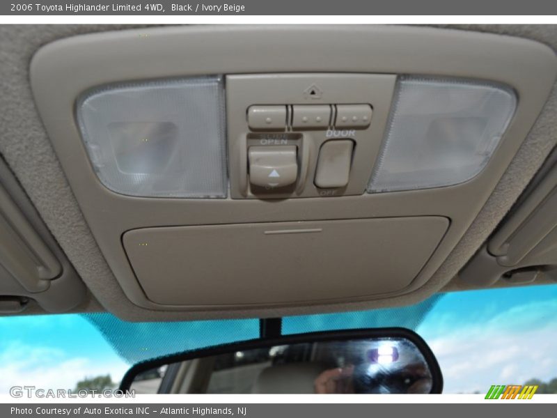 Black / Ivory Beige 2006 Toyota Highlander Limited 4WD