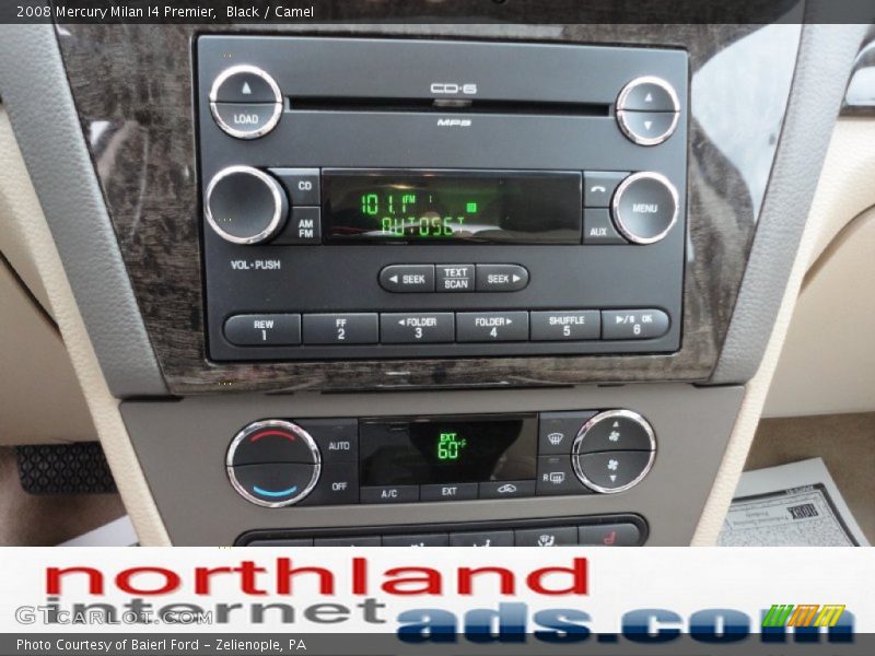 Black / Camel 2008 Mercury Milan I4 Premier