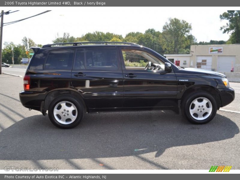 Black / Ivory Beige 2006 Toyota Highlander Limited 4WD