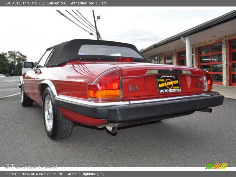 Grenadier Red / Black 1988 Jaguar XJ XJS V12 Convertible