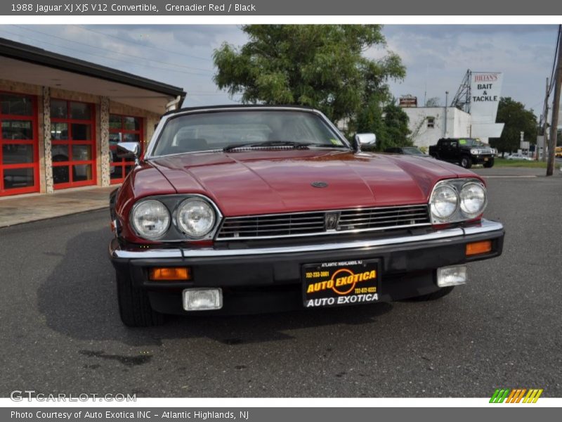 Grenadier Red / Black 1988 Jaguar XJ XJS V12 Convertible