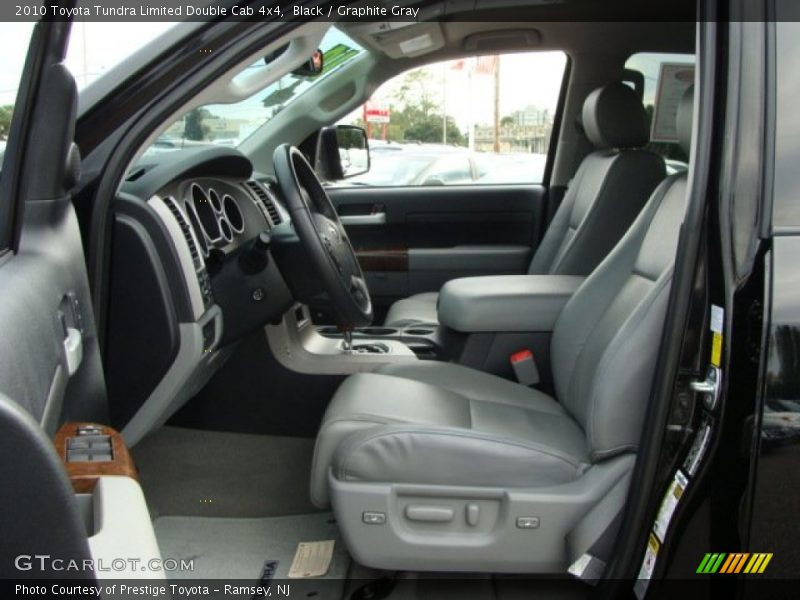  2010 Tundra Limited Double Cab 4x4 Graphite Gray Interior