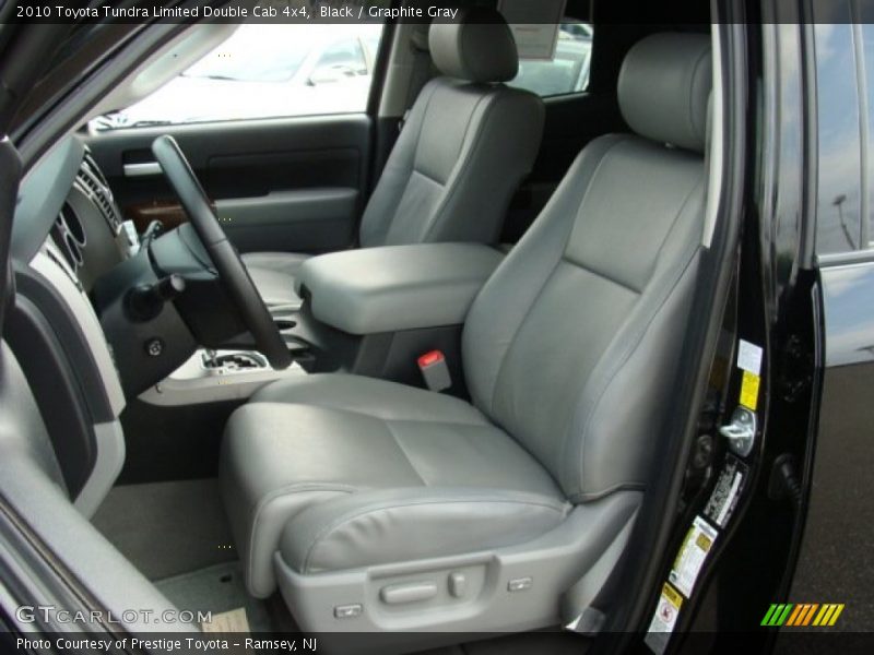  2010 Tundra Limited Double Cab 4x4 Graphite Gray Interior