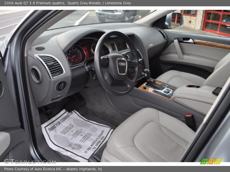 Quartz Grey Metallic / Limestone Grey 2009 Audi Q7 3.6 Premium quattro