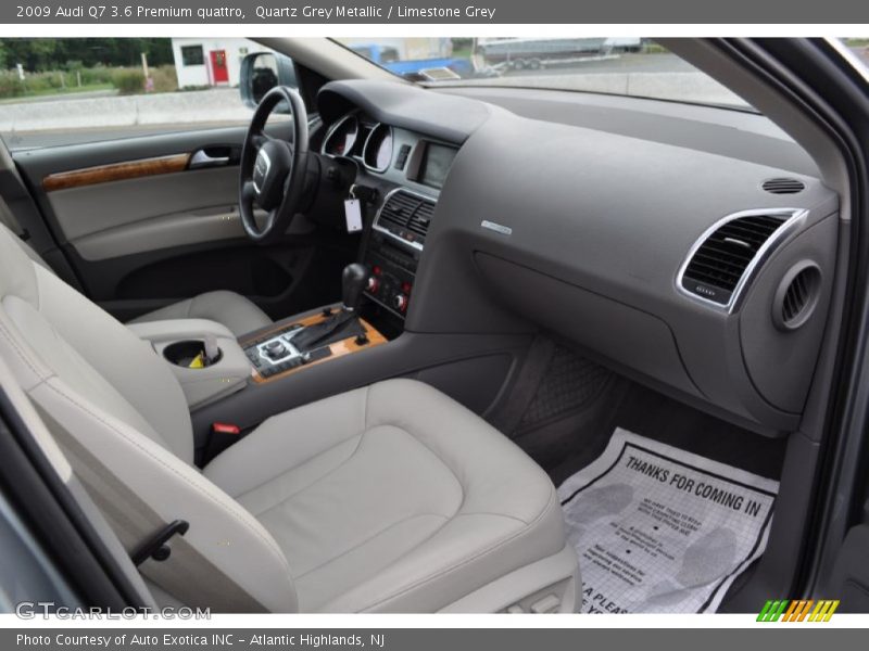 Quartz Grey Metallic / Limestone Grey 2009 Audi Q7 3.6 Premium quattro