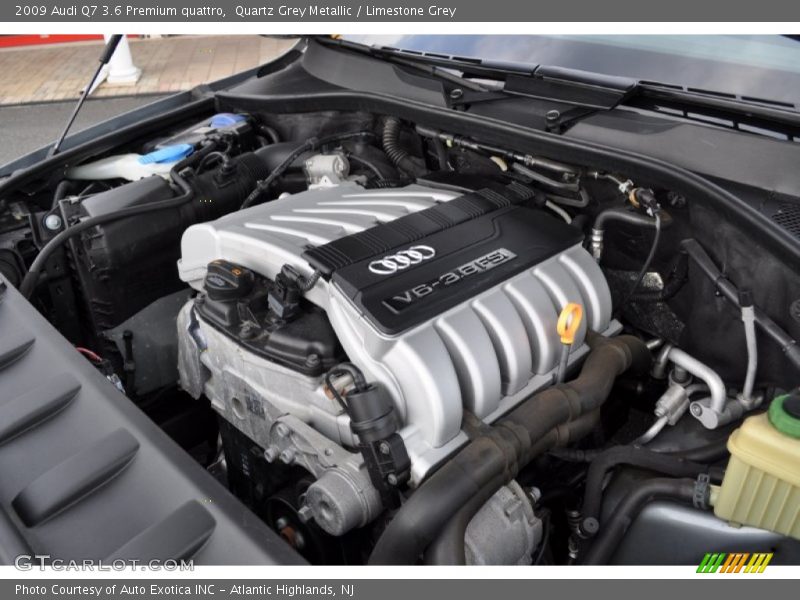 Quartz Grey Metallic / Limestone Grey 2009 Audi Q7 3.6 Premium quattro