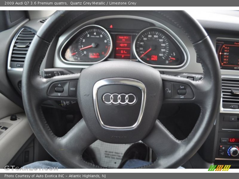 Quartz Grey Metallic / Limestone Grey 2009 Audi Q7 3.6 Premium quattro