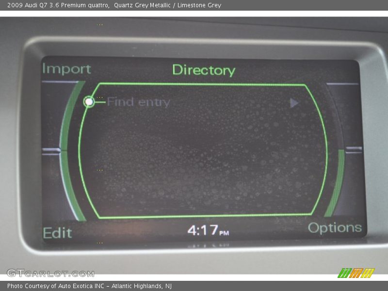Quartz Grey Metallic / Limestone Grey 2009 Audi Q7 3.6 Premium quattro