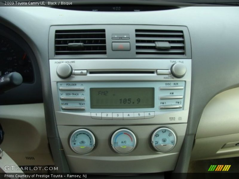 Black / Bisque 2009 Toyota Camry LE