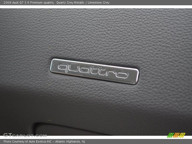Quartz Grey Metallic / Limestone Grey 2009 Audi Q7 3.6 Premium quattro