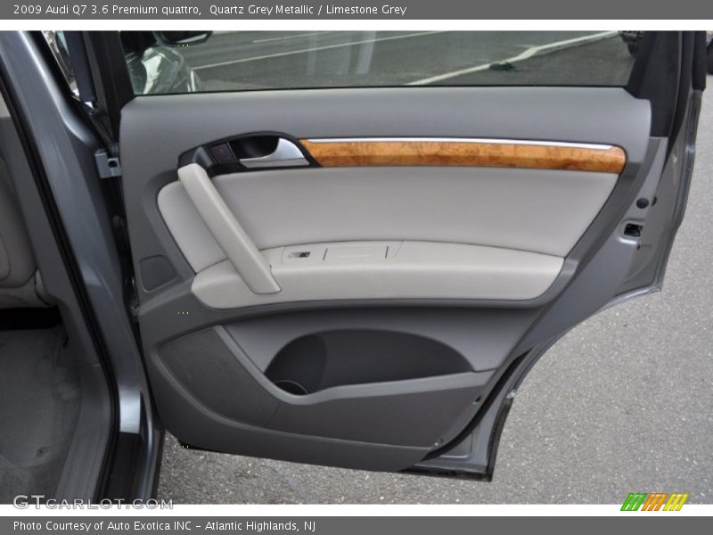 Quartz Grey Metallic / Limestone Grey 2009 Audi Q7 3.6 Premium quattro
