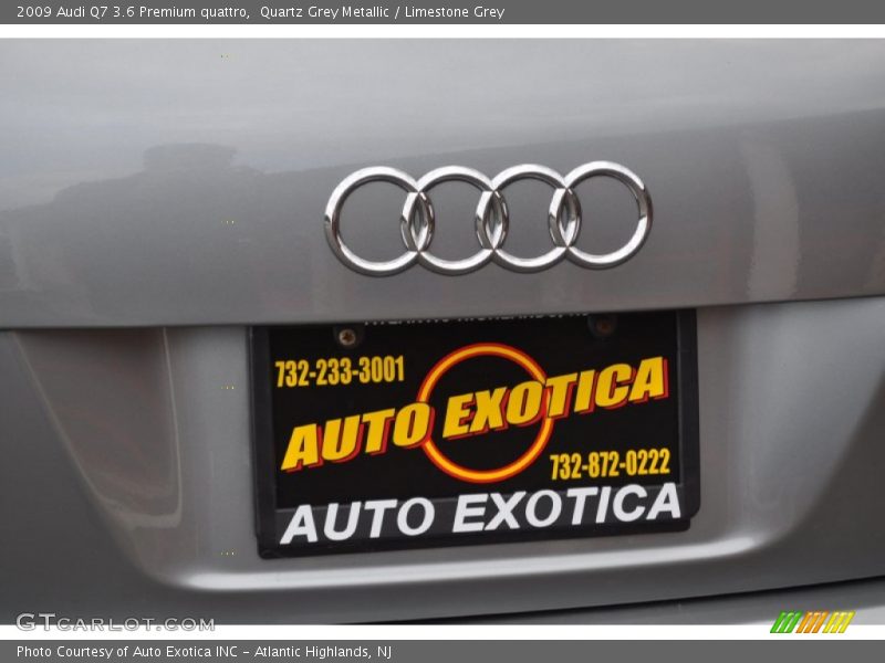 Quartz Grey Metallic / Limestone Grey 2009 Audi Q7 3.6 Premium quattro