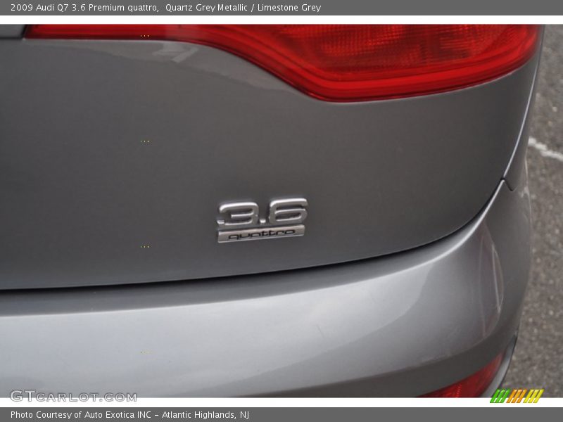 Quartz Grey Metallic / Limestone Grey 2009 Audi Q7 3.6 Premium quattro