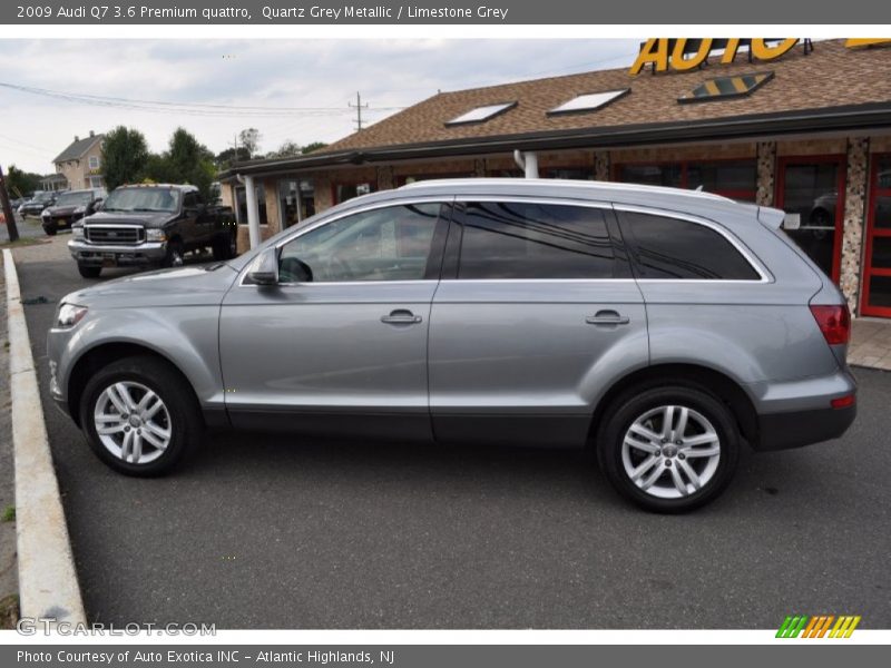 Quartz Grey Metallic / Limestone Grey 2009 Audi Q7 3.6 Premium quattro