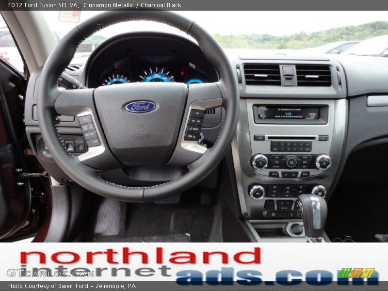 Cinnamon Metallic / Charcoal Black 2012 Ford Fusion SEL V6