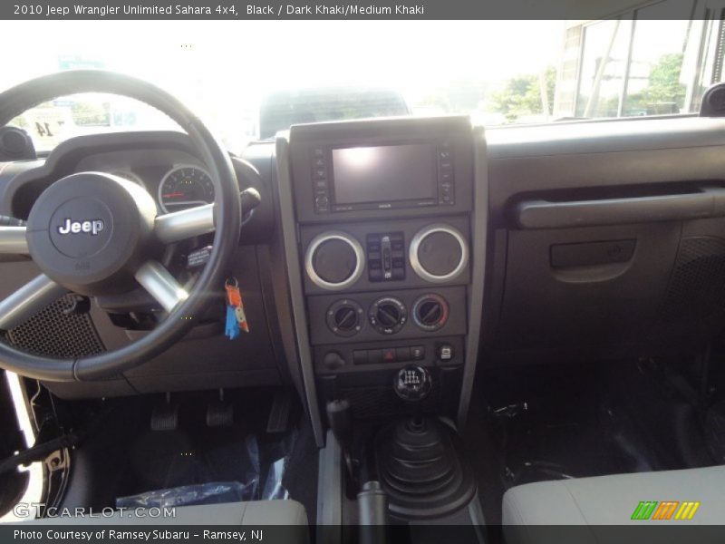 Black / Dark Khaki/Medium Khaki 2010 Jeep Wrangler Unlimited Sahara 4x4