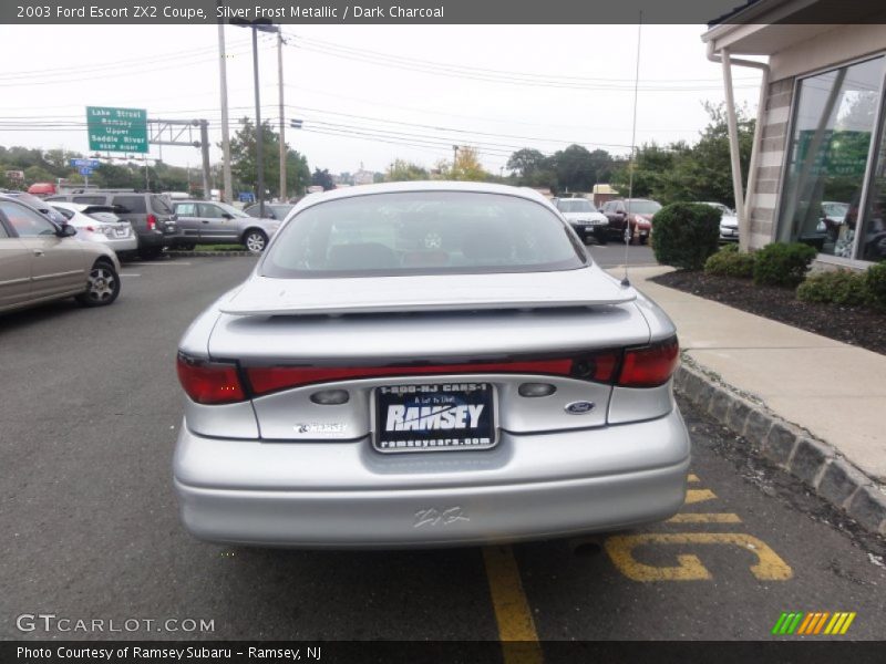 Silver Frost Metallic / Dark Charcoal 2003 Ford Escort ZX2 Coupe